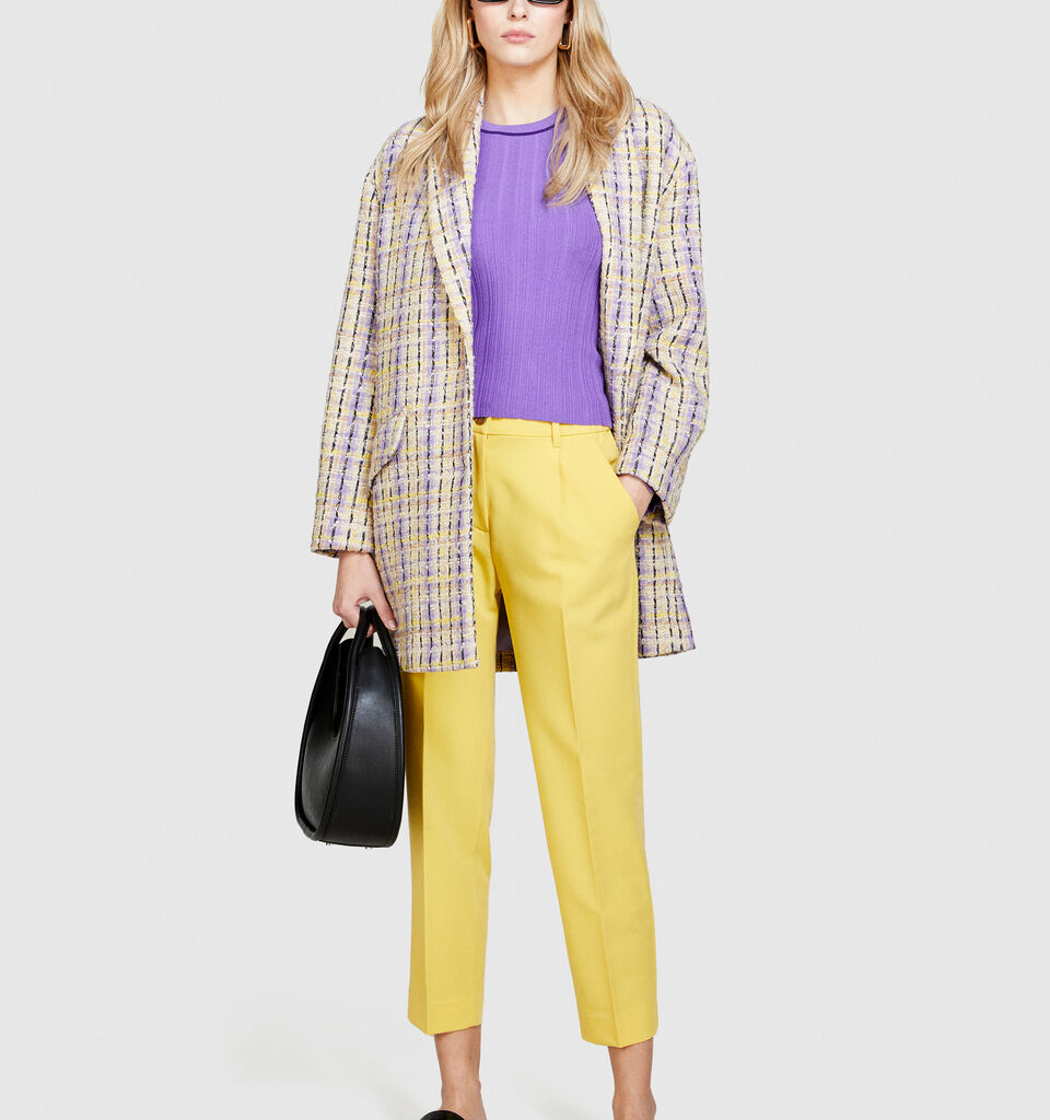 Solid color joggers - women's joggers - Yellow | Sisley image number 1